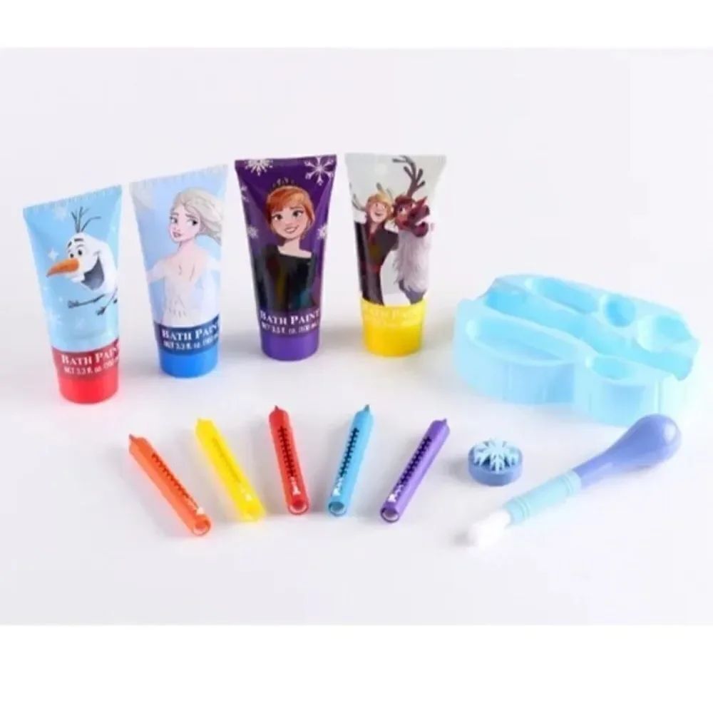 NEW Disney Frozen Bath Time Activity 12 Pieces Set Great kid gift
